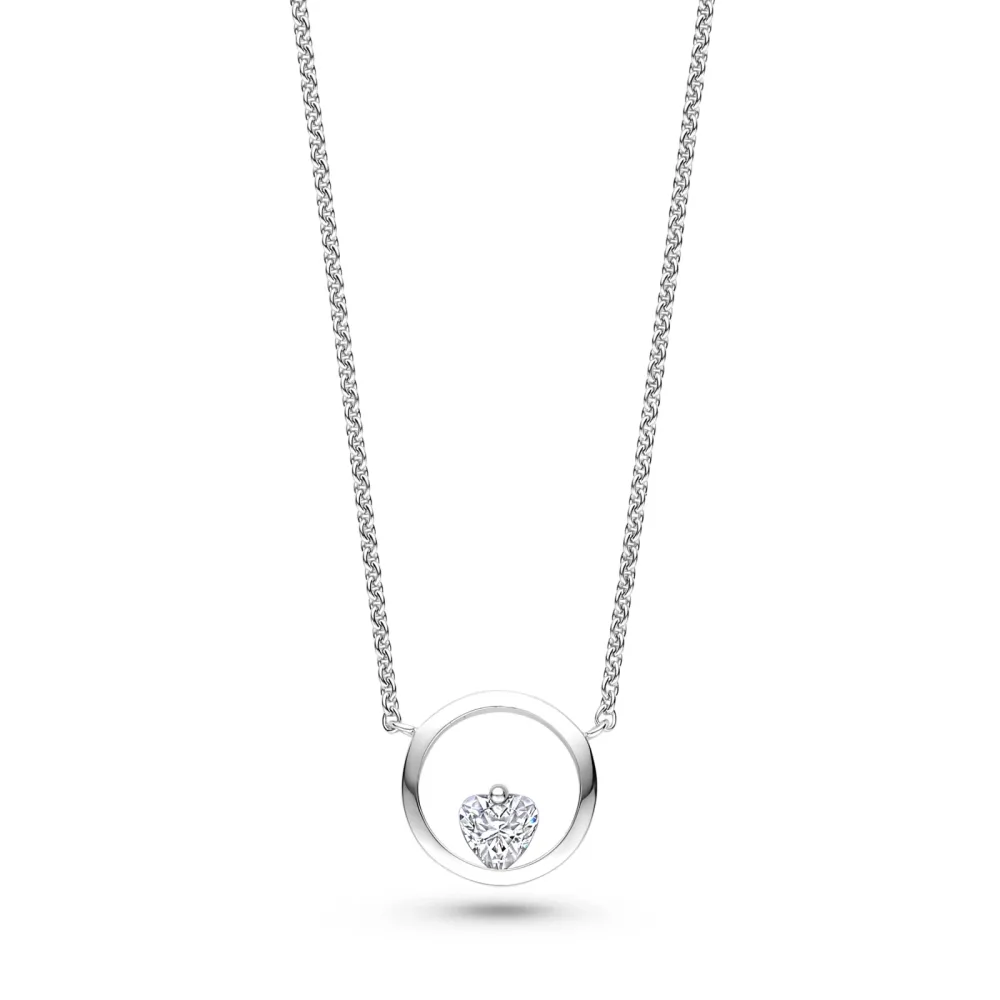 FJF JEWELLERY Halskette - Icon Heart II - FJF0010075SWH