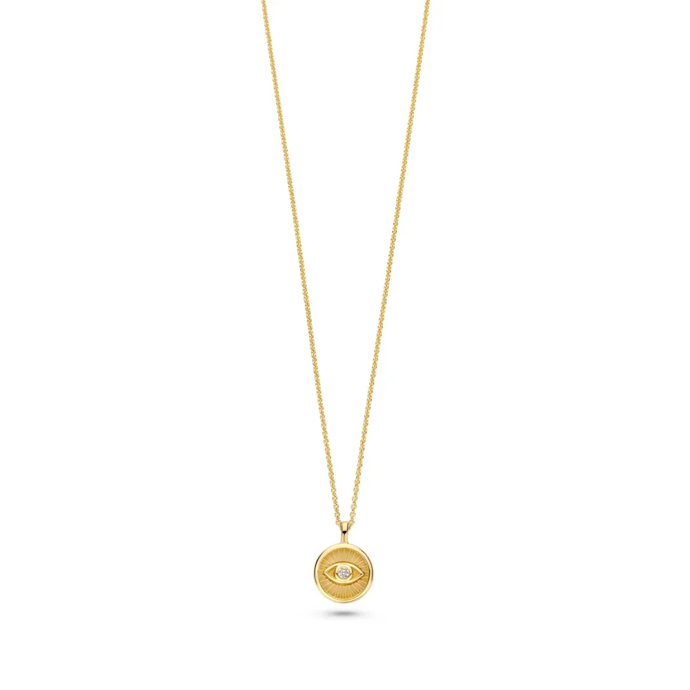 FJF JEWELLERY Halskette - Evil Eye - FJF0010086YWH