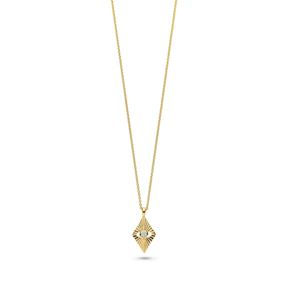 FJF JEWELLERY Halskette - Evil Eye - FJF0010087YWH