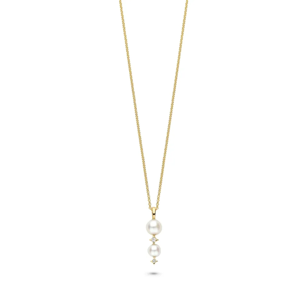 FJF JEWELLERY Halskette - Pearls & Stars - FJF0010099YWH