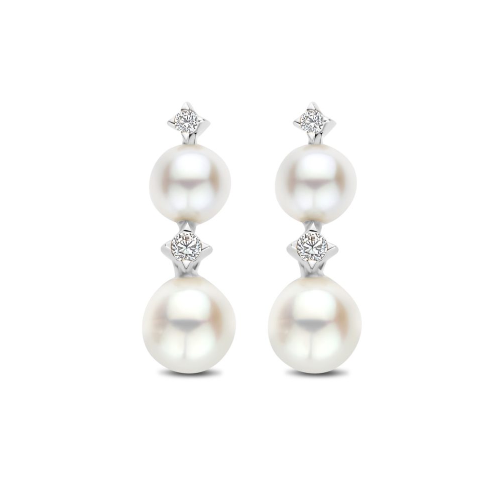 FJF JEWELLERY Ohrringe - Pearls & Stars - FJF0030088SWH