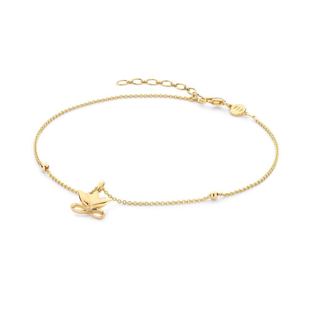 FJF JEWELLERY Fußkette / Fußband - Lotus - FJF0070007YWH