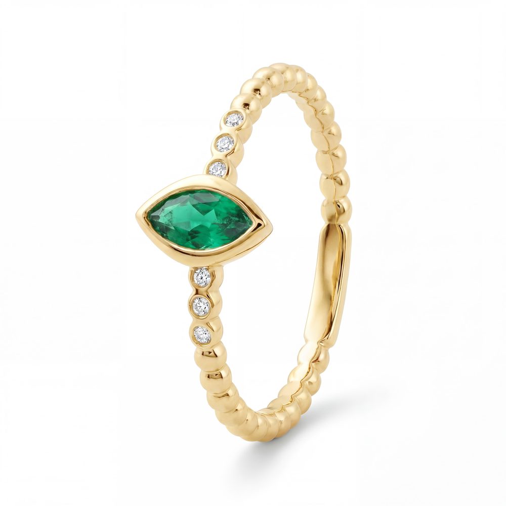 Maja Emulto Ring - Green Bubble - EL00125.RG.GNYG