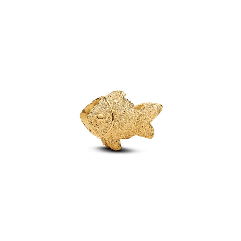 Pandora Charm - Strukturierter Fisch - Mini Charm - 764522C00