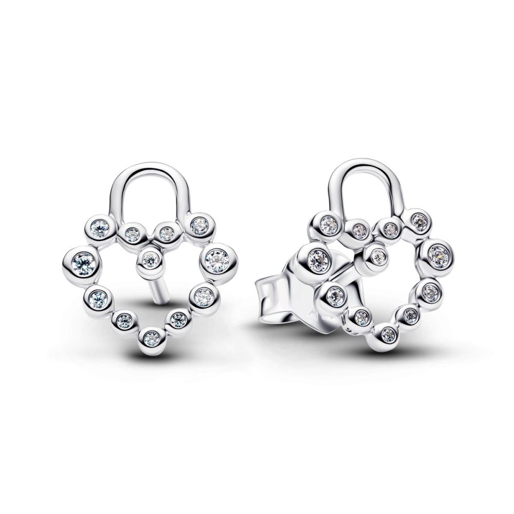 Pandora Ohrstecker - Heart padlock - 294419C01