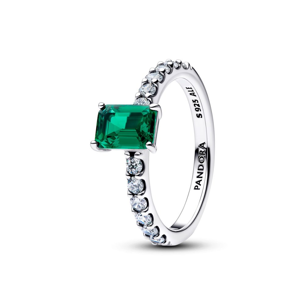 Pandora Ring - Green Halo - 194506C01
