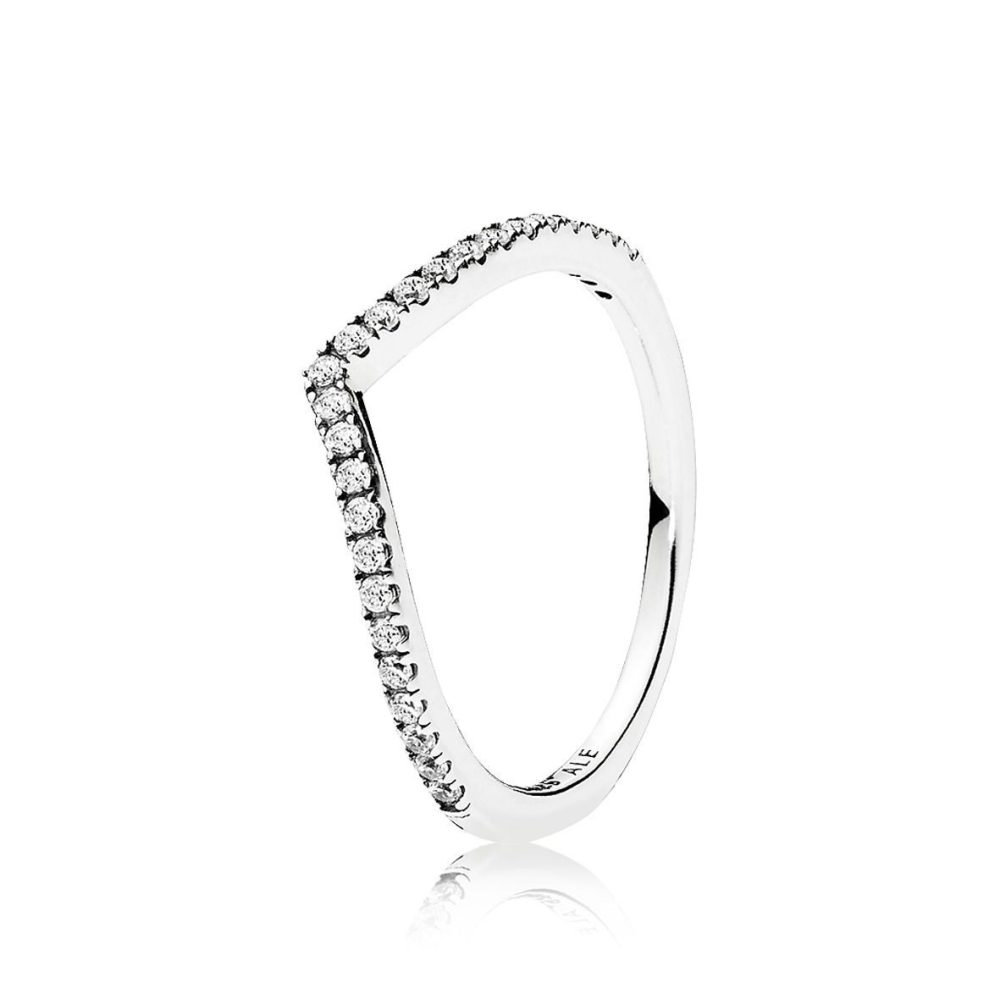 Pandora Ring - Wishbone - 196316CZ