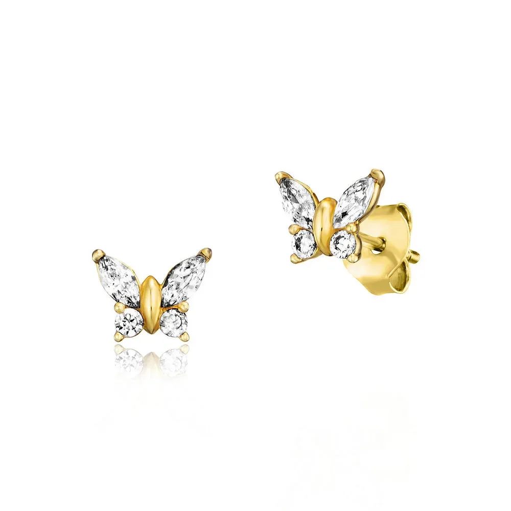 Julie Julsen Ohrstecker - BUTTERFLY KIDS - JJKER34455-G