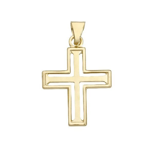 Schneider Basic Anhänger - Kreuz ? Gold - K07