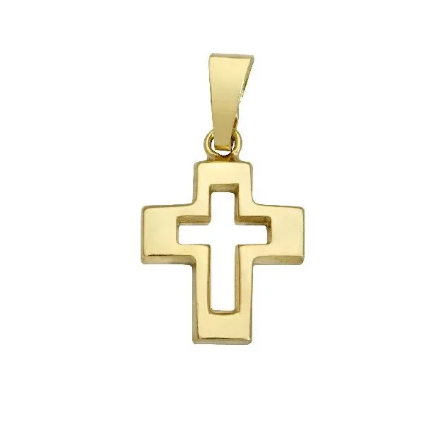 Schneider Basic Anhänger - Kreuz ? Gold - K08
