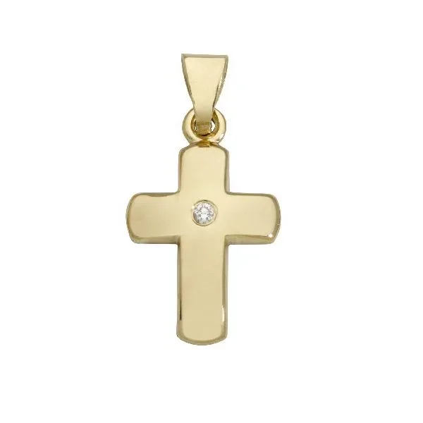 Schneider Basic Anhänger - Kreuz ? Gold - K25
