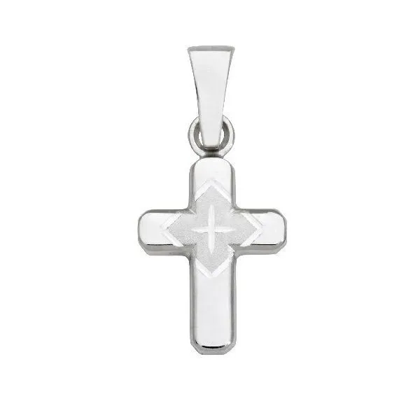 Schneider Basic Anhänger - Kreuz ? Weißgold - K32
