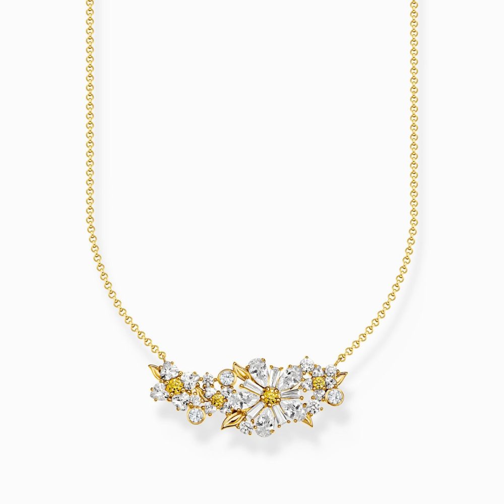 Thomas Sabo Halskette - Lovely Daisy - KE2085-414-4-L45V