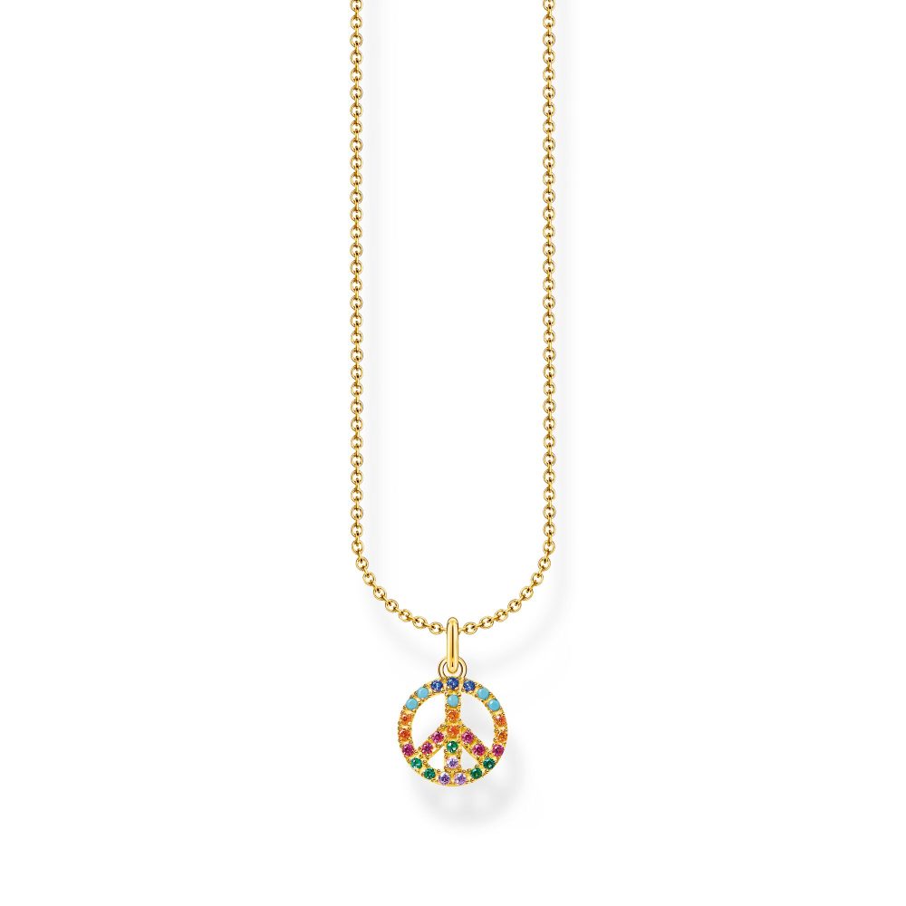 Thomas Sabo Halskette - Peace - KE2175-488-7-L45V