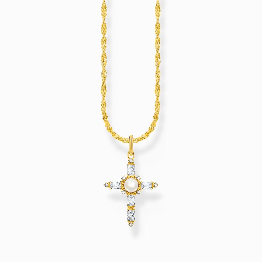 Thomas Sabo Halskette - Cross Romance - KE2296-445-14-L45V