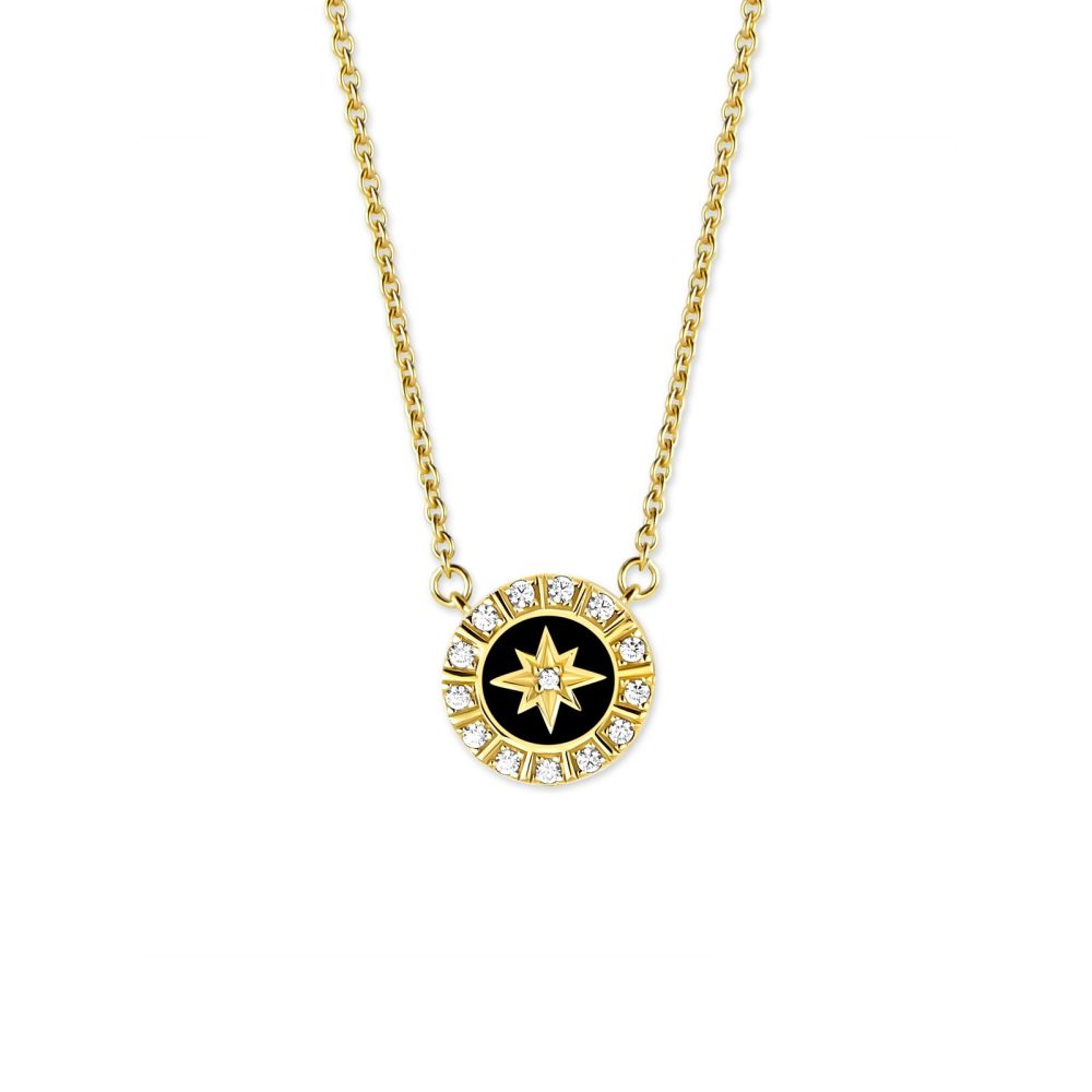 Maja Emulto Halskette - Starshine black - EL00114.NE.YG.B