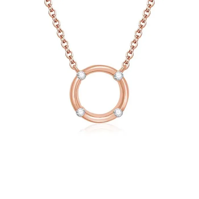 Best of Diamonds Collier - BRILLANT ROSEGOLD 585 - P1212