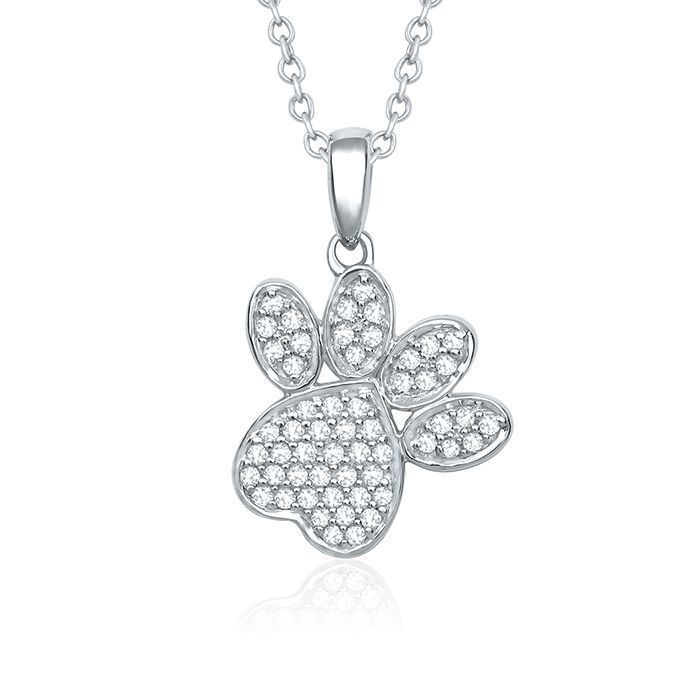 Best of Diamonds Anhänger - Hundpfote - P1613WG