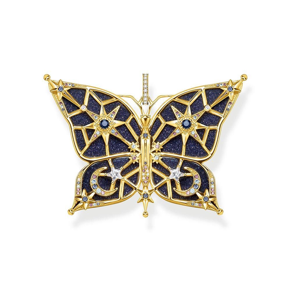 Thomas Sabo Anhänger - Schmetterling Stern & Mond - PE925-963-7