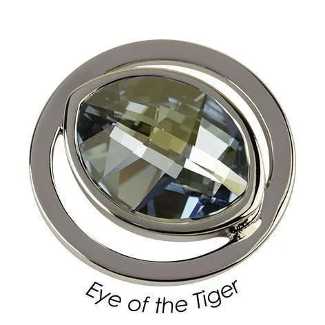 Quoins Charm - Münze - Eye of the Tiger - QMOK-03L-G-GL