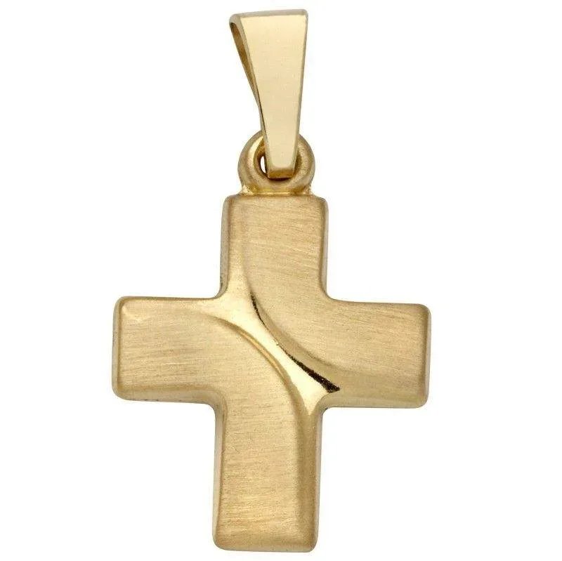 Schneider Basic Anhänger - Kreuz ? Gold - K23