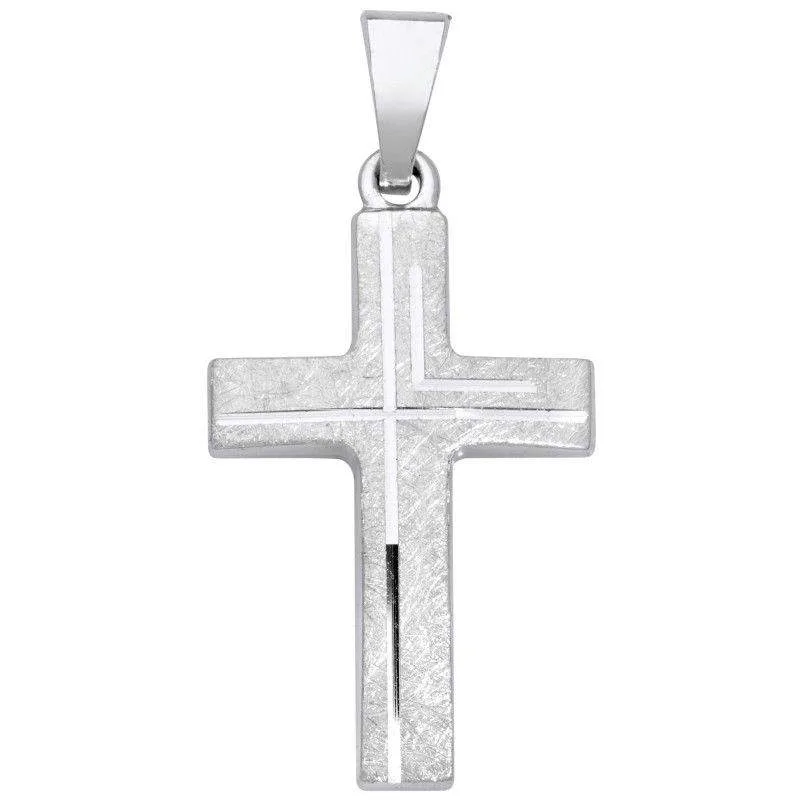 Schneider Basic Anhänger - Silber - Kreuz - SKE21