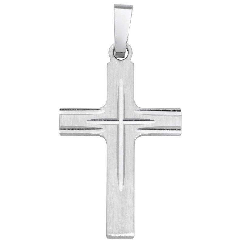 Schneider Basic Anhänger - Silber - Kreuz - SKE20