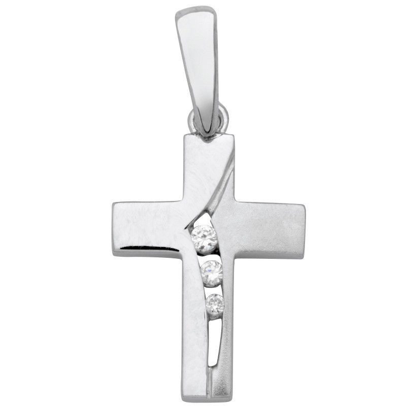 Schneider Basic Anhänger - Silber - Kreuz - SKE04