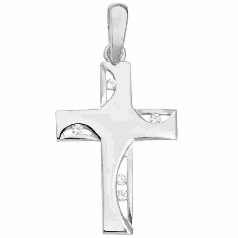 Schneider Basic Anhänger - Silber - Kreuz - SKE03