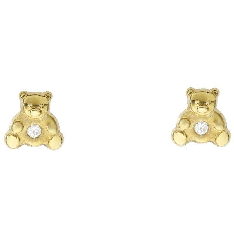 Schneider Basic Ohrringe - Gold - Bär - KI14