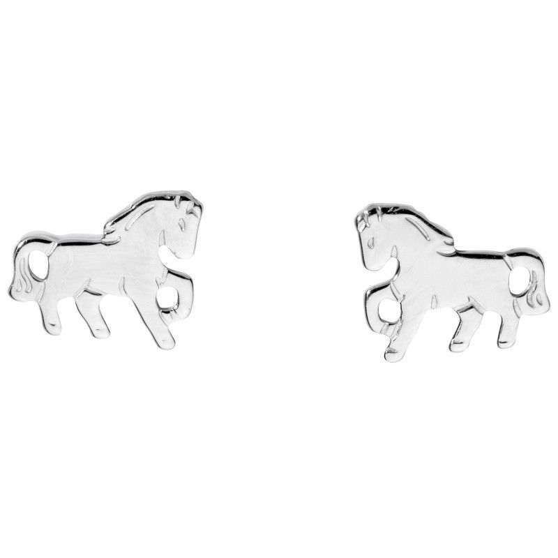 Schneider Basic Ohrstecker - Silber - Pferd - SK40