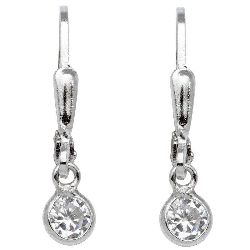 Schneider Basic Ohrringe - Silber - Zirkonia Weiß - SK03