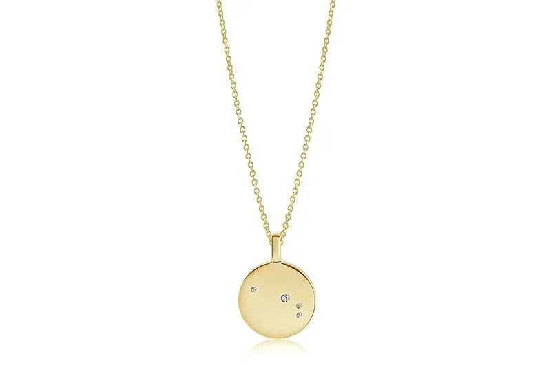 SIF Jakobs Halskette - ZODIACO WIDDER - SJ-P1053-CZ(YG)/45