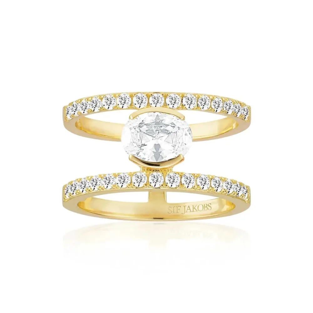 SIF Jakobs Ring - SJ-R2358-CZ-YG
