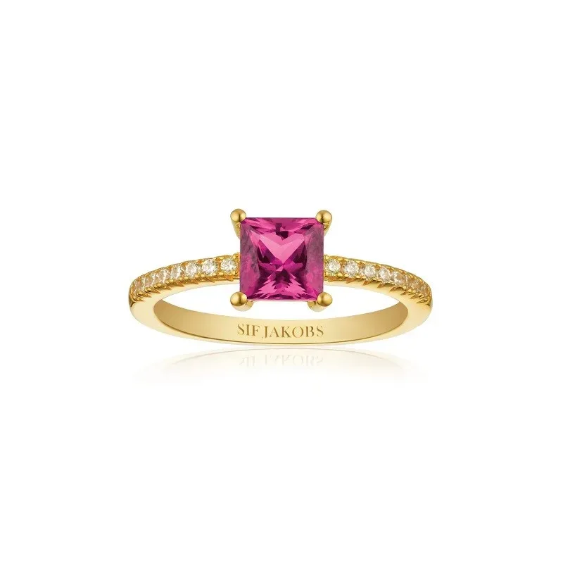 SIF Jakobs Ring - ELLERA QUADRATO - SJ-R42280-PKCZ-YG