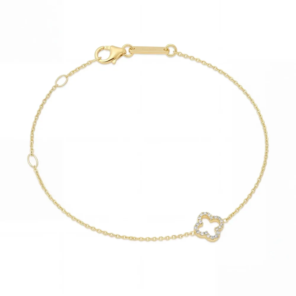Maja Emulto Armband - Sparkle Clover - EL0008.BR.YG