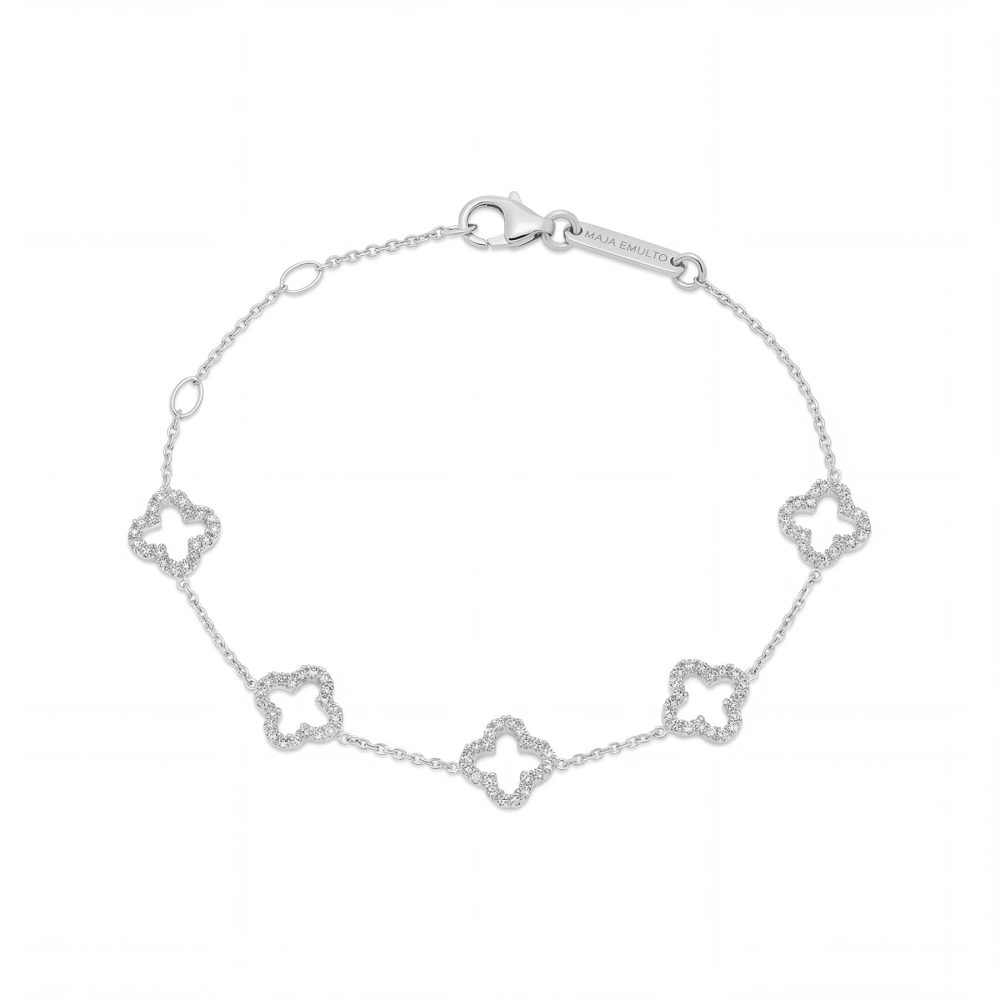 Maja Emulto Armband - Sparkle Clover - EL00425.BR.RH.CZ