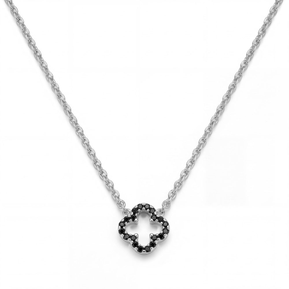 Maja Emulto Halskette - Sparkle Clover - EL0007.NE.RH.CZB