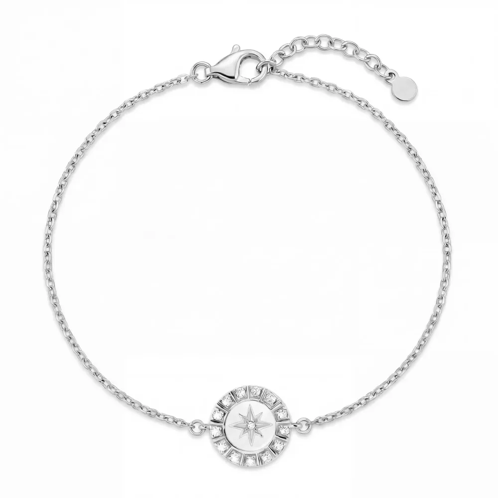 Maja Emulto Armband - Starshine white - EL00113.BR.RH.W