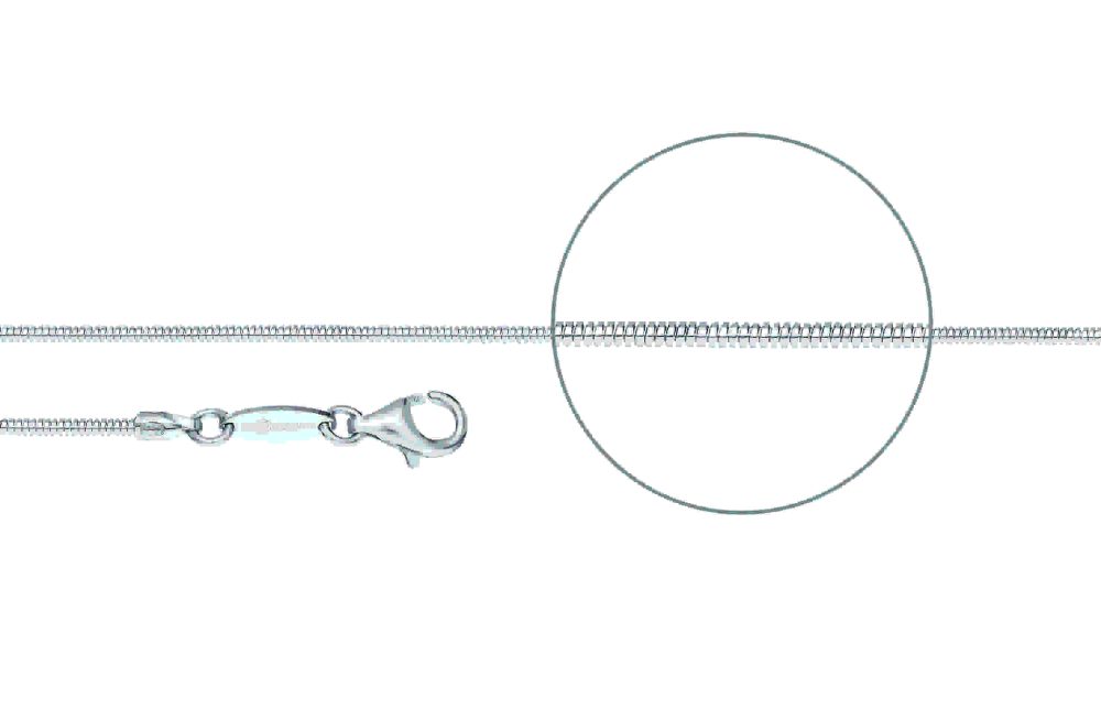 Der Kettenmacher Halskette - Torokette Diamantiert Silber - T1-42S