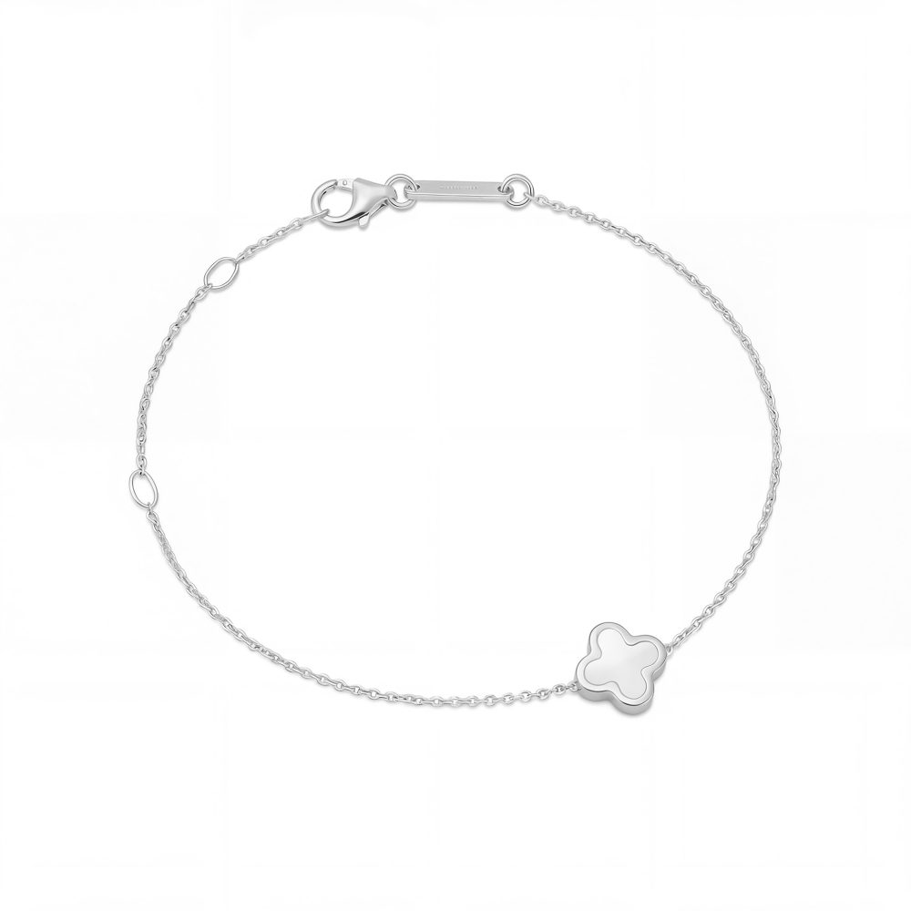 Maja Emulto Armband - White Clover - EL0004.BR.RH.W