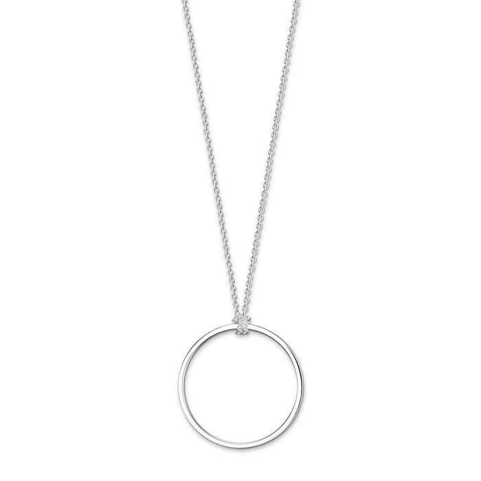 Thomas Sabo Halskette - Charm Club - Kreis Silber - X0252-001-21