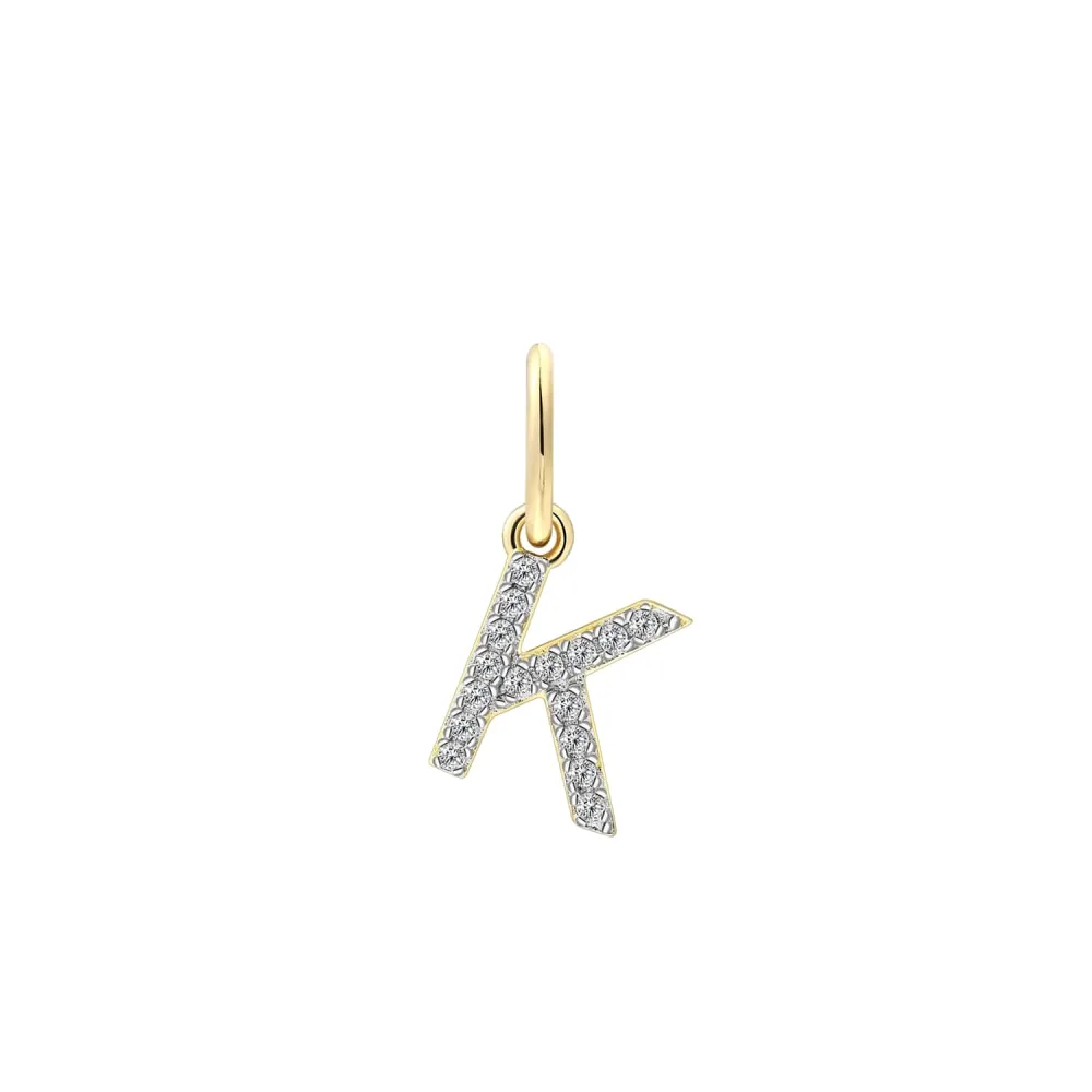 XENOX Charm - K Letter - XS10450G/K