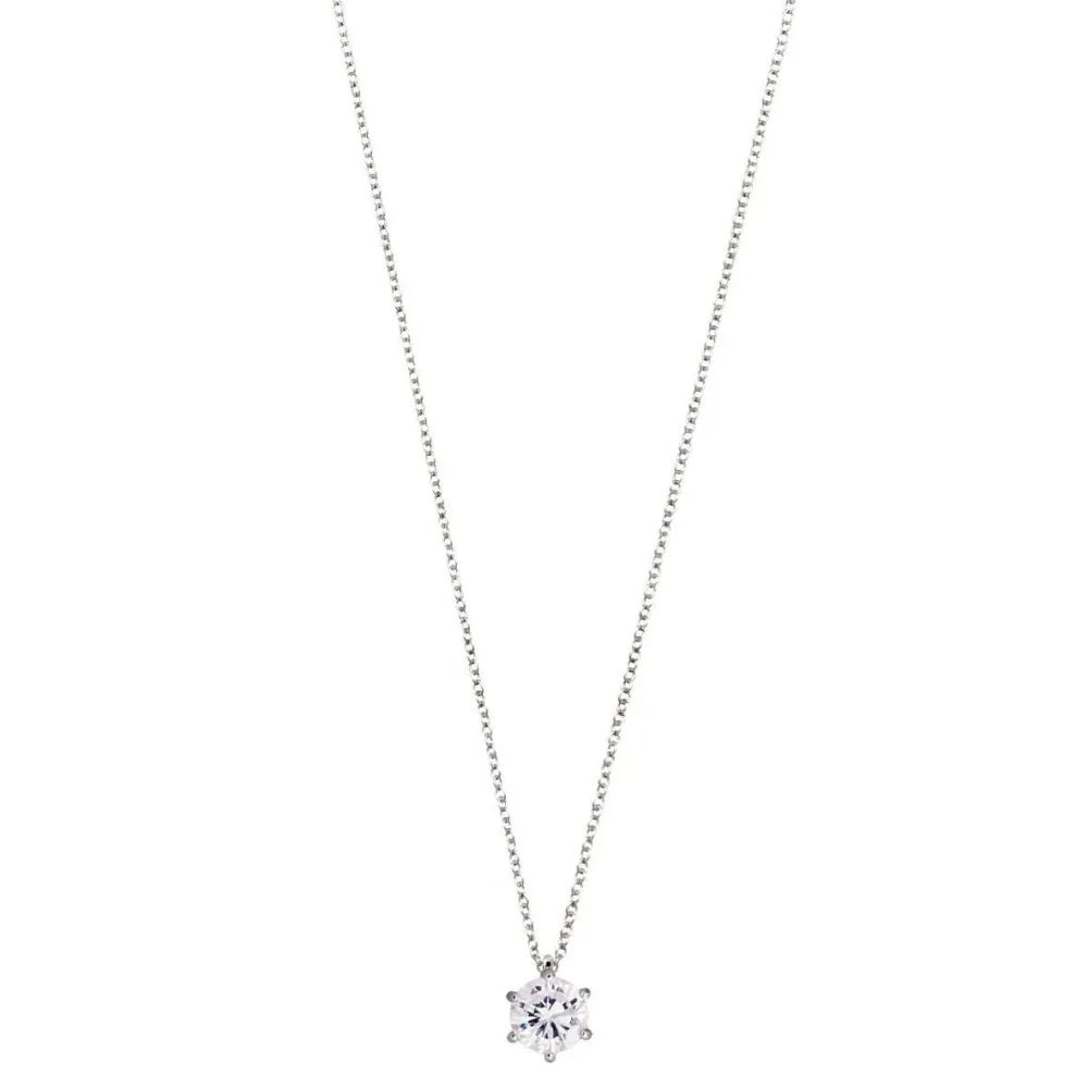 XENOX Collier - Silver Circle Krappenfassung - XS7211