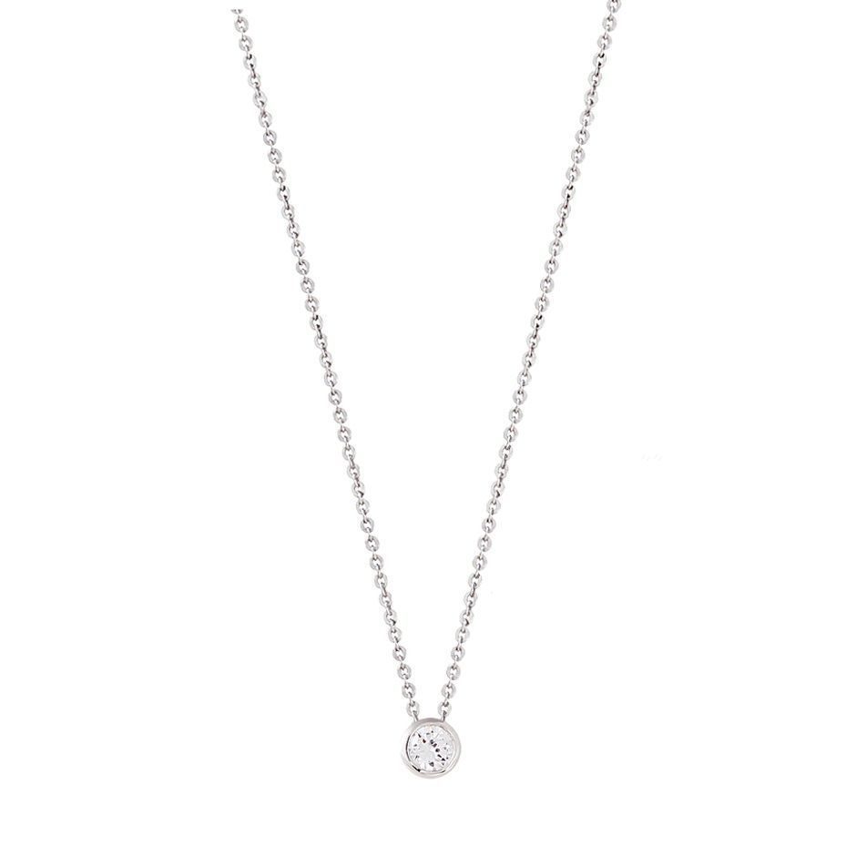XENOX Collier - Silver Circle Zargenfassung - XS7281