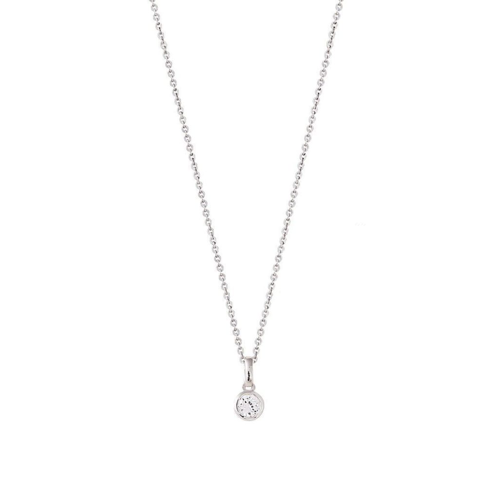 XENOX Collier - Silver Circle Zargenfassung - XS7283