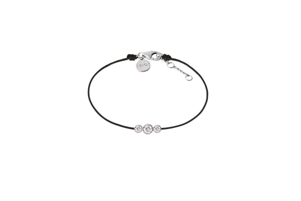XENOX Armband - Silver Circle Zargenfassung - XS7322