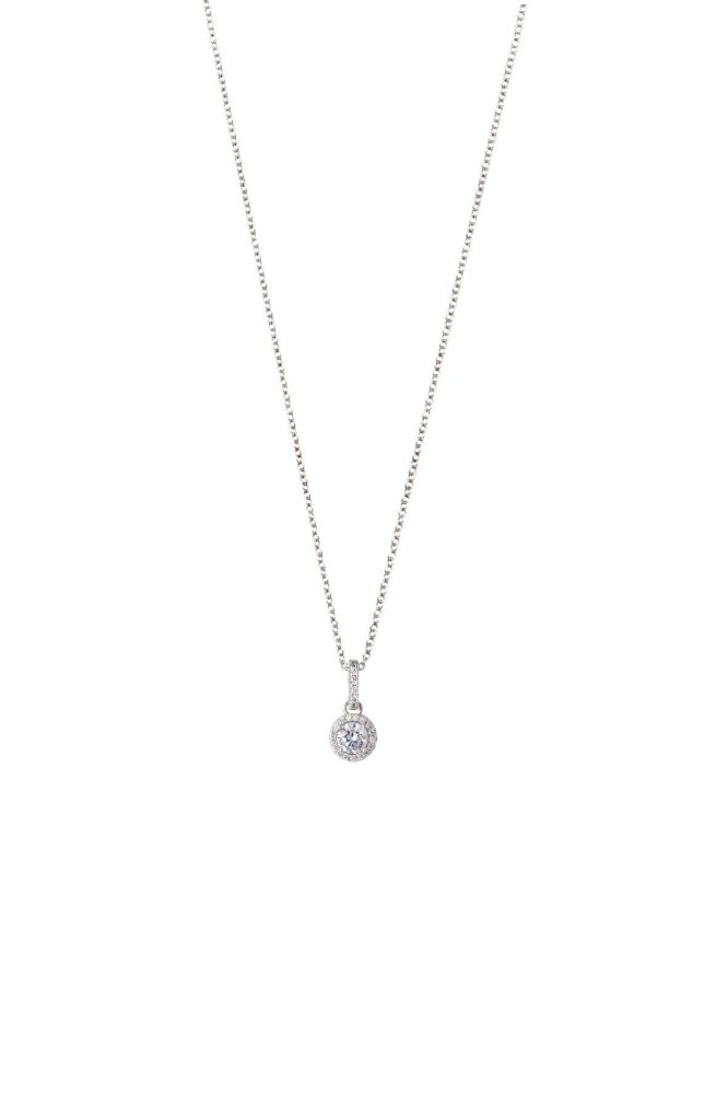 XENOX Collier - Silver Circle Krappenfassung - XS7360