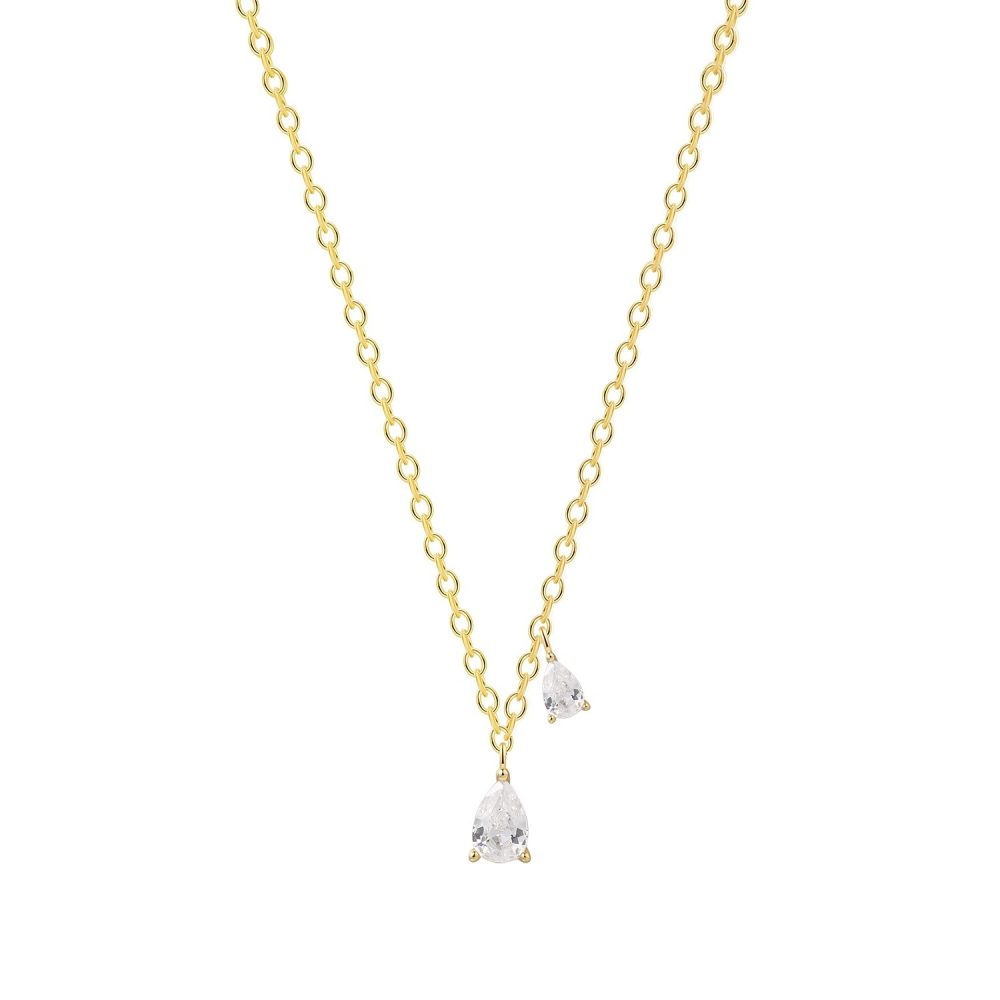 XENOX Halskette - DEWDROP DUO - XS91668G