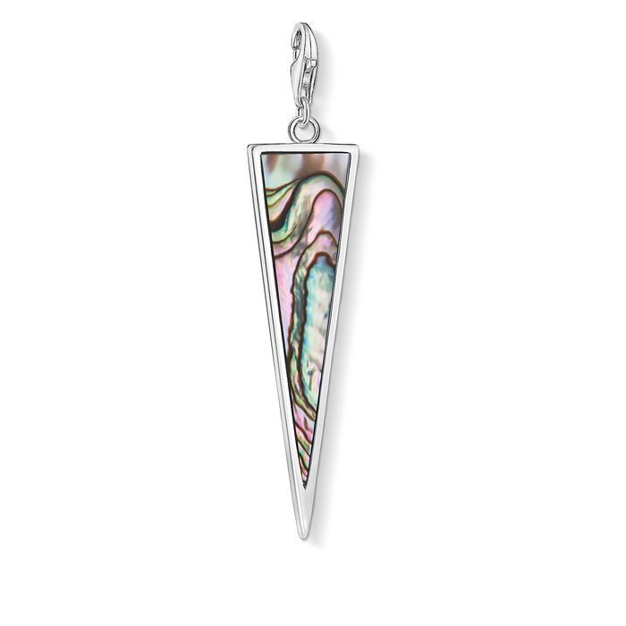 Thomas Sabo Charm - Dreieck Abalone Perlmutt Türkis - Y0026-509-7
